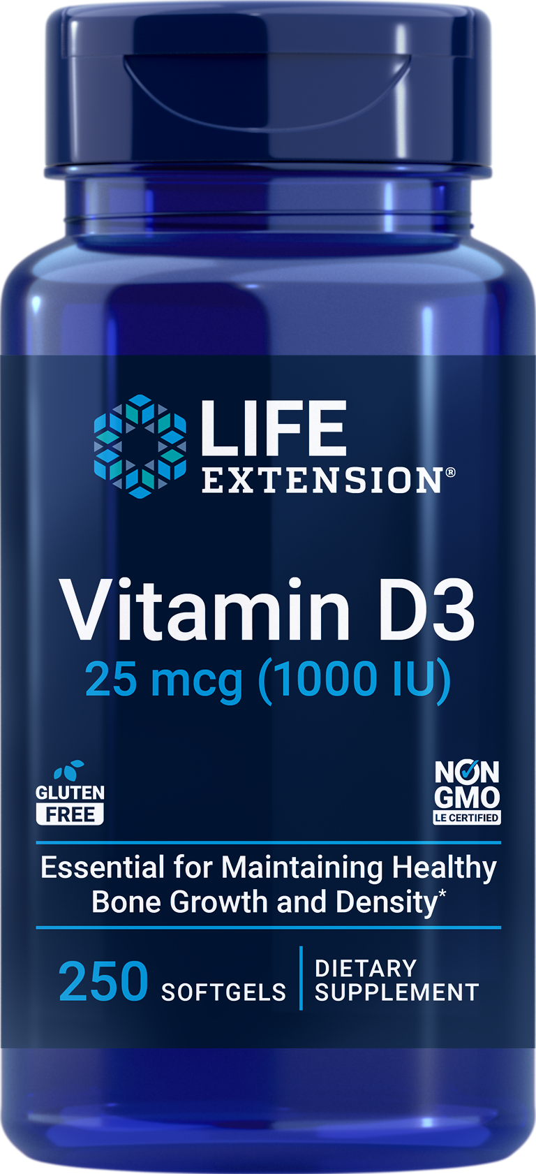 Vitamin D3, 250 gels